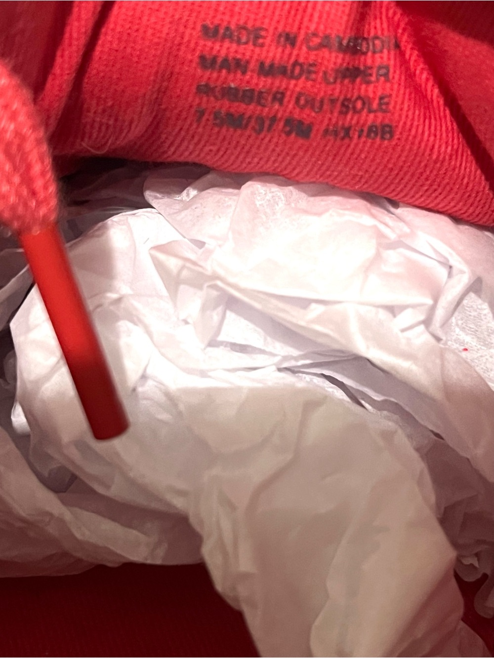 Michael Kors White Leather Sneakers with Red Accents - Picture 7 of 7